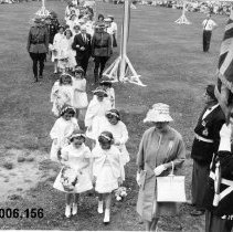 Mayor Hope with May Queen Louise Sweeney