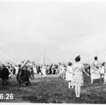 Multiple Maypole Dancers