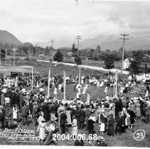 Maypole Dancing on Aggie Grounds