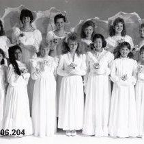 May Queen and Party, Group Portrait
