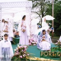 May Queen Sabrina Shong on Float