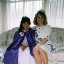 May Queen Sabrina Shong with Miss PoCo Nicole Jerrillon