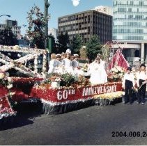 May Queen on 60th Anniversary Float