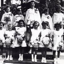 May Queen Jean Fletcher and Party