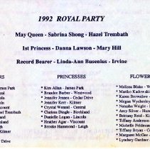 "Spring Senstaions, 1992 May Day"