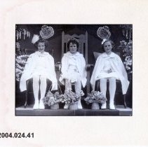 May Queen Donna Hartwig and Maids