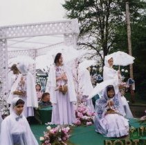 May Queen Sabrina Shong on Float