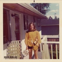 Michelle Bowyer in Lacrosse gear