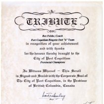 A Tribute to Bev Falske, Coach