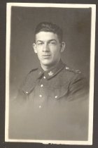 Military Man Postcard