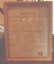 Certificate in Nauvoo Legion, Samuel Miles