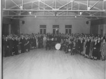 Old Timers in Recreation Hall