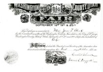 Diploma, Jane T.Bleak Washington County Fair Award for Cake