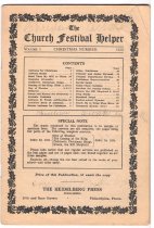The Church Festival Helper Booklet