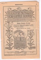Easter Songs for Little Folks Music Booklet