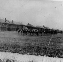 Parade ground at Fort Assinniboine