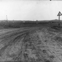 Railroad Crossing east of Havre
