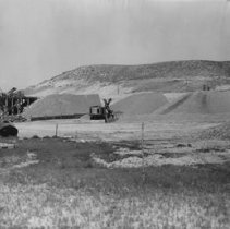 Aggregate stockpiles for conrete ready mix