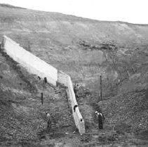 North bank concrete cut-off wall