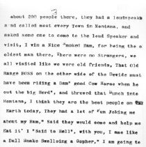 Letter to Johnny Brinkman