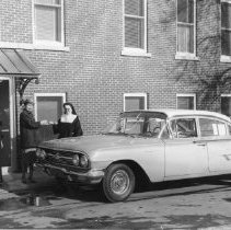 Women Outside Hospital