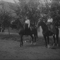Marian Broadwater & an Unidentified Rider