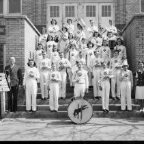 Havre Junior High band, 1943