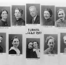 Turner Class of 1937, assembled by Wright Studio Havre