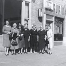 Mrs. J. S. Johnson, far right.