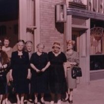 Mrs. J. S. Johnson, far right