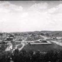 Panorama Taken from the Hill County Courthouse