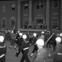 Music Festival Parade in front of the Post Office