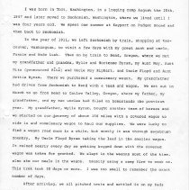 My Life, by Donald Maurice Tulloch, first page