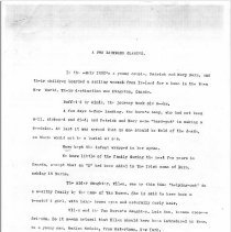 A Few Glances Backward, first page