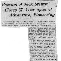 Passing of Jack Stewart, pioneer