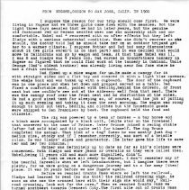 Ethyl Haase trip at eight to California in a wagon