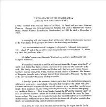 Massacre of the Ward family