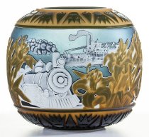 Pilgrim Glass - 8th Street Viaduct: Huntington River and Rail