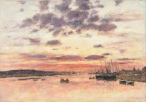 Eugene Boudin - Sunset