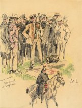 Luis Eduardo de la Rocha Canals - Aux Courses. Marchand de Tuyaux