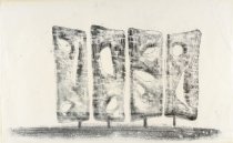 Harry Bertoia - Untitled Monoprint