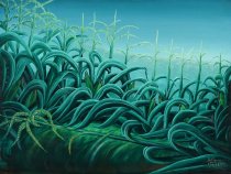 Bourmond Byron - Corn in Moonlight