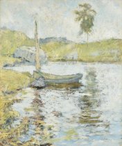 John Henry Twachtman - Boat at Anchor
