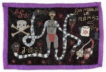 Jean-Baptiste Jean Joseph - Dambala La Flambeau, Vodou Flag