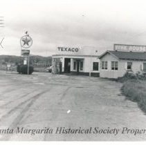 Texaco gas station and Pink House