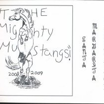 Might Mustangs yearbook 2008-09