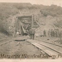 Tunnel #7 cave in on the Southern Pacific RR