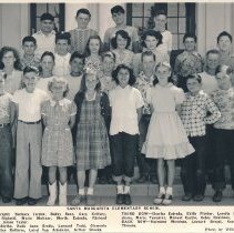 class photo 1949 grade 5 & 6