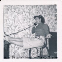 Beckie Epperly on the telephone