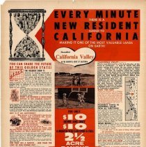 California Valley Sales Ad